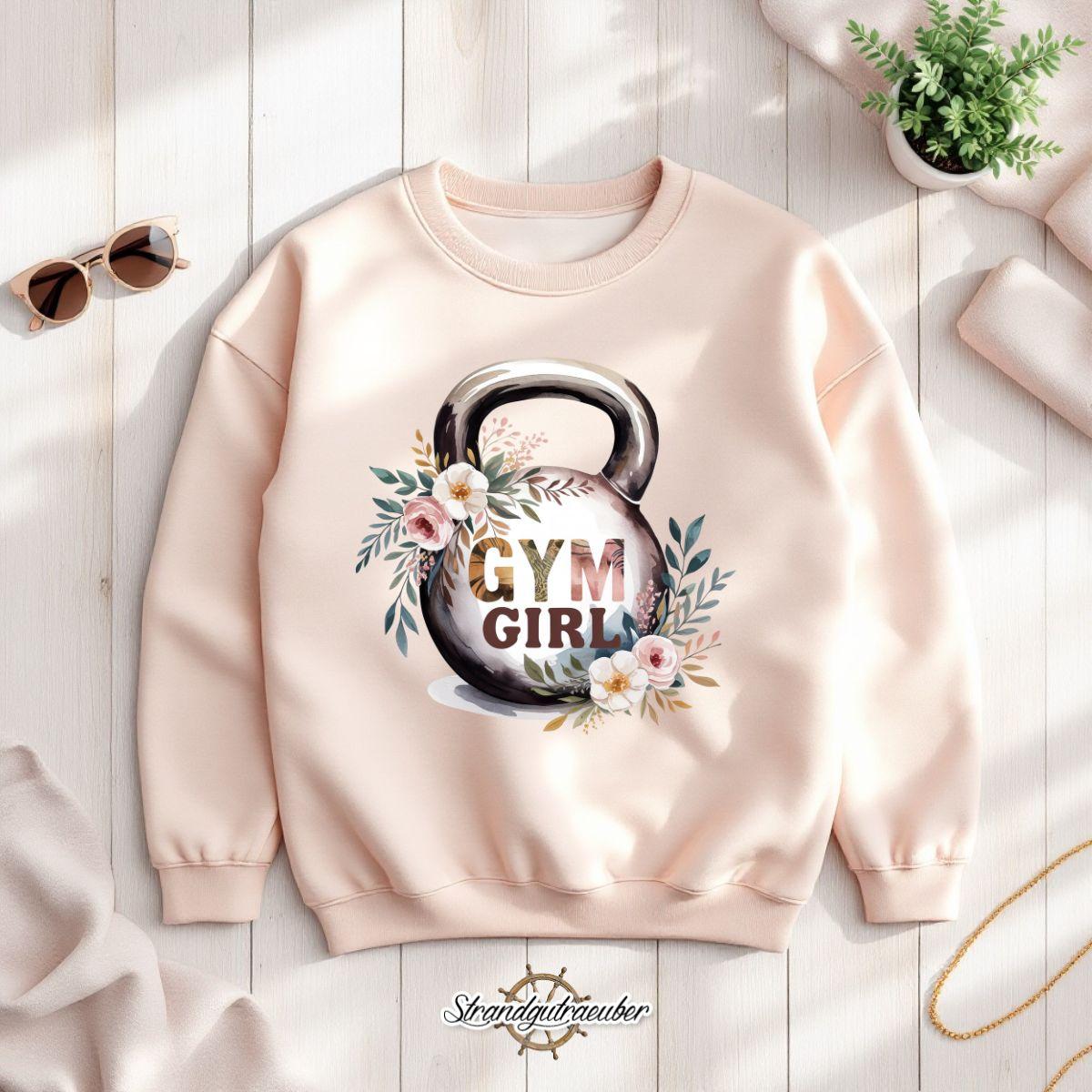 Buegelbild Gym Girl Buegelbild Gym Girl